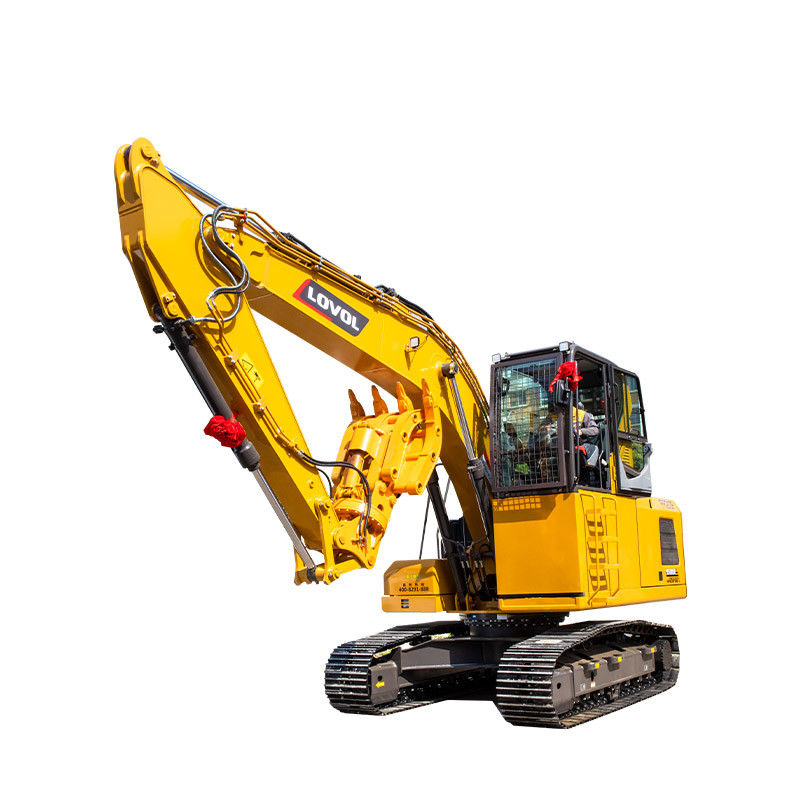 FR215F Excavator Grabber Crawler Grabber Rubber Block Crawler 3+2 2000rpm Mechanical Grabber