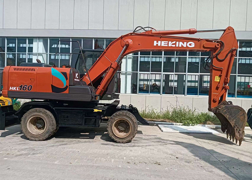 HKL160 Hekuang Second Hand Excavator Used Wheel Excavator
